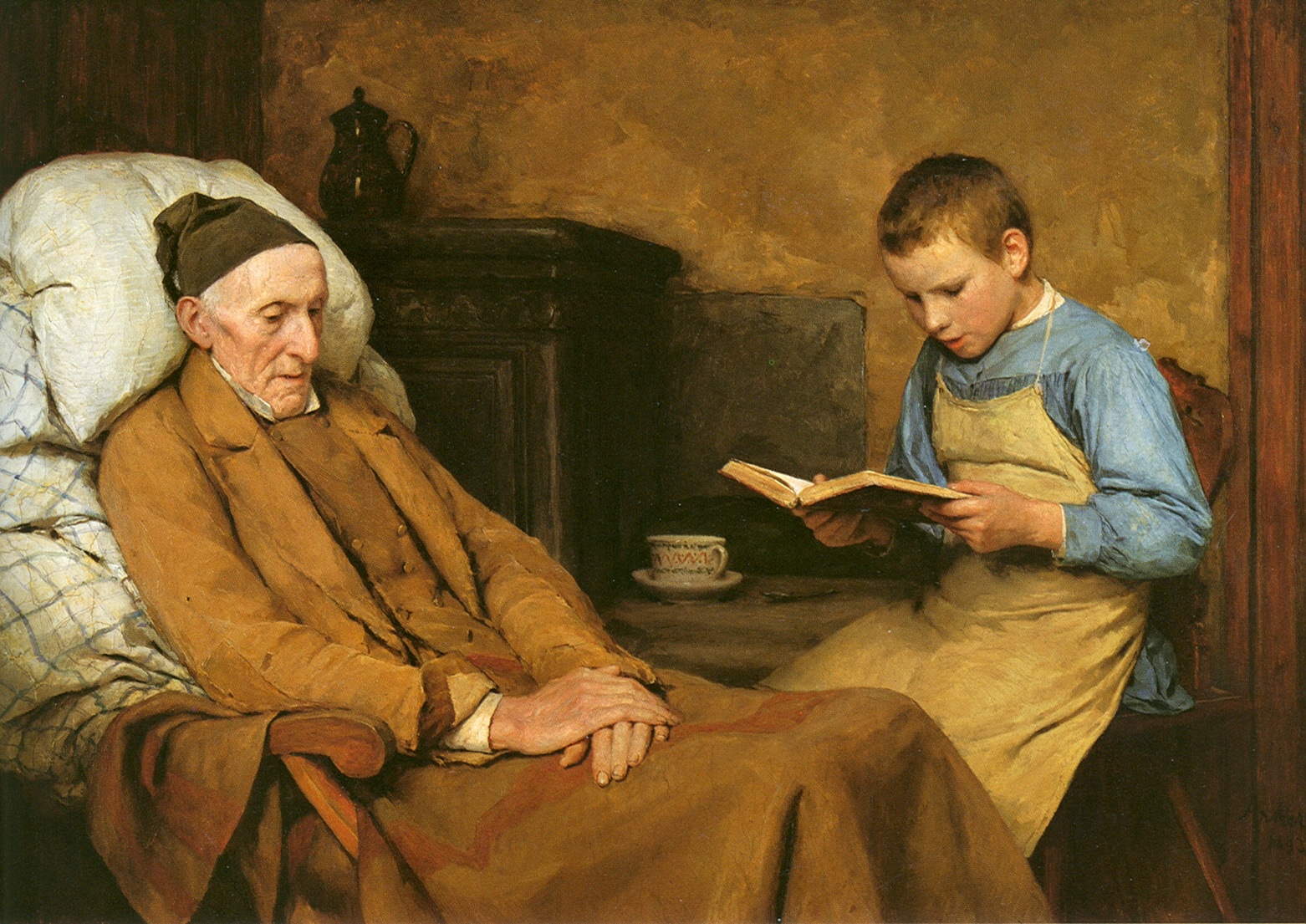 Reading Devotions to Grandfather
